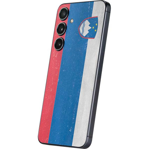Slovenia Flag Distressed Galaxy S24 Plus Skin